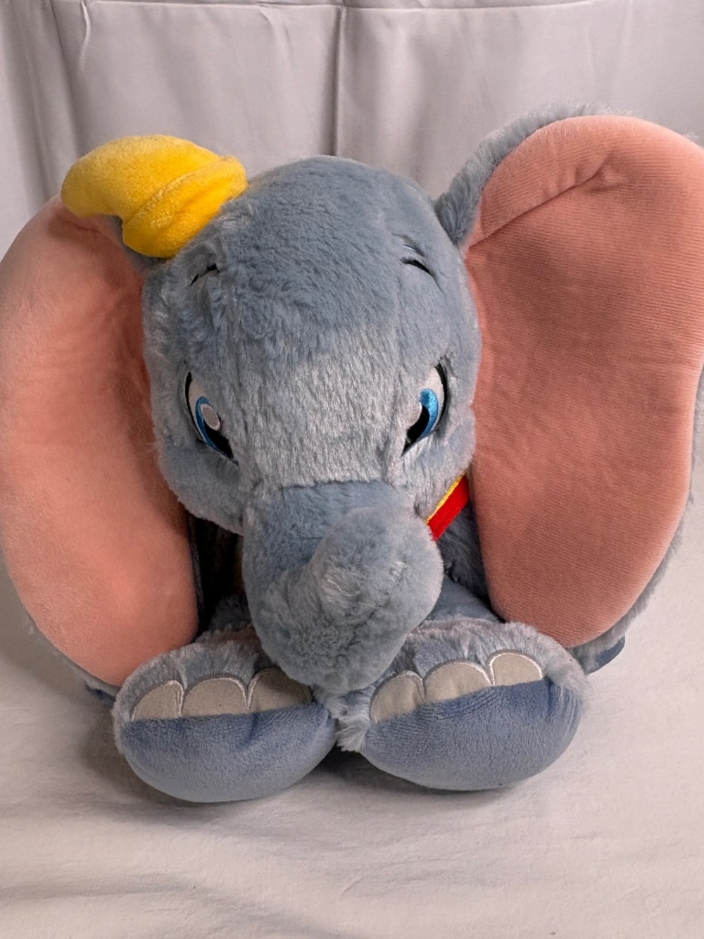Disney Parks Exclusive Dumbo Adorable Sitting Medium 12" Blue Plush RARE